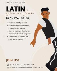 An invitation for the Latin Dance Club